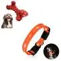 ANTECESSOR Orange Led Dog Collars Rechargeable,100% Waterproof Adjustable USB Rechargeable, Puppy Dog Toys for Teeth Cleaning, Dog Rope Toys for Aggressive Chewers for Medium/Large Dogs ANTECESSOR Orange Led Dog Collars Rechargeable,100% Waterproof Adjustable USB Rechargeable, Puppy Dog Toys for Teeth Cleaning, Dog Rope Toys for Aggressive Chewers for Medium/Large Dogs