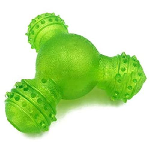 FairOnly Convenient Life Triangular Ball Shape Food Leakage Chew Puzzle Toy for Pet Dog Smelling Training
