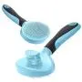 DTTO Dogs Brush & Cats Brush, Self Cleaning Pet Slicker Brush Professional Pet Grooming Brush for Small, Medium & Large Dogs and Cats, with Short to Long Hair,Blue DTTO Dogs Brush & Cats Brush, Self Cleaning Pet Slicker Brush Professional Pet Grooming Brush for Small, Medium & Large Dogs and Cats, with Short to Long Hair,Blue