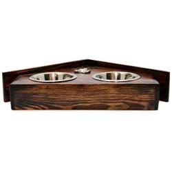 American Staffordshire Terrier, a Dogs Bowl with a Relief from ArtDog