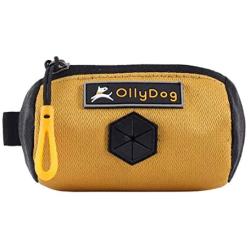 OllyDog Scoop Pick Up Poop Bag, Leash Slide-On Attachment, Fits on Any Dog Leash, Durable, Water Resistant, Lightweight, Compact Size, Fits All Standard Poop Pick-Up Rolls, Golden Spice