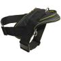 Dean and Tyler DT Dog Harness, Black with Yellow Trim