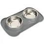 Hoping PET Bowl-No Spill Dog Bowl Non Slip Silicone Mat Dog Water Food Bowl Double Stainless Steel Cat Bowl Dish Puppy Bowl for Cat Dog Feeding Hoping PET Bowl-No Spill Dog Bowl Non Slip Silicone Mat Dog Water Food Bowl Double Stainless Steel Cat Bowl Dish Puppy Bowl for Cat Dog Feeding