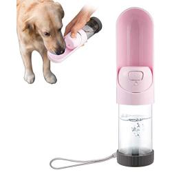 NNNN Portable Dog Water Bottle Bowl - Leak Proof Foldable Puppy Large Water Dispenser with Collapsible Drinking Feeder, Filter and Lock Key for Pet Outdoor Walking Hiking,Running Travel