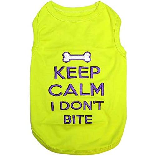 Parisian Pet Dog Cat Clothes Tee Shirts Lifeguard, Peace, Free Hugs, Captain, Who Saved Who, Size Matters, Tuxedo, Keep Calm, Mustache, Lifes a Beach