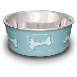 Loving Pets Coastal Bella Bowl for Dogs, Small, Blue