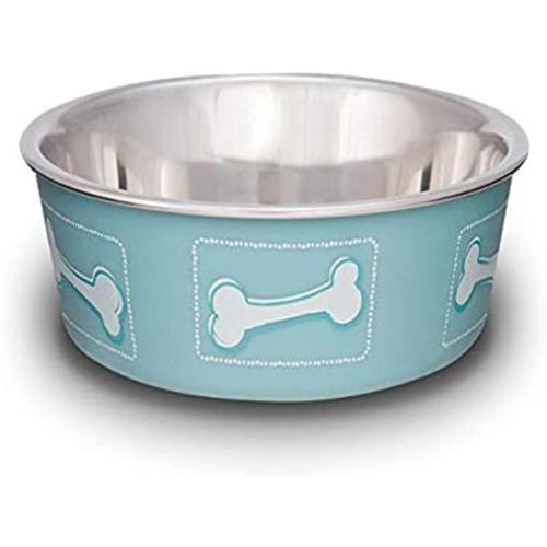 Loving Pets Coastal Bella Bowl for Dogs, Small, Blue