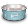 Loving Pets Coastal Bella Bowl for Dogs, Small, Blue