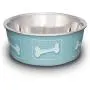 Loving Pets Coastal Bella Bowl for Dogs, Small, Blue Loving Pets Coastal Bella Bowl for Dogs, Small, Blue