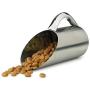 KCHEX Pet Food Scooper 12 Oz Stainless Steel Matte Finish 1.5 Cup Dry Dog Kibble Scoopers