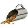 KCHEX Pet Food Scooper 12 Oz Stainless Steel Matte Finish 1.5 Cup Dry Dog Kibble Scoopers KCHEX Pet Food Scooper 12 Oz Stainless Steel Matte Finish 1.5 Cup Dry Dog Kibble Scoopers