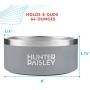 Hunter Paisley Premium Stainless Steel Non-Slip Dog Bowl, Double Walled, 64oz, Holds 8 Cups