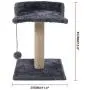 Tylu Cat Tree Tower with Natural Sisal cat Perch with Hanging Ball for Kitten Small Cats Scratching Climbing Playing Relaxing Sleeping Tylu Cat Tree Tower with Natural Sisal cat Perch with Hanging Ball for Kitten Small Cats Scratching Climbing Playing Relaxing Sleeping