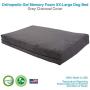 Pet Support Systems Orthopedic Gel Memory Foam Dog Beds - Eco Friendly, Hypoallergenic and Made in The USA, Supreme Luxury Comfort and Care for Dogs with Removable and Washable Cover
