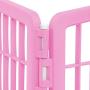 IRIS 24 Pet Playpen 4 + 2 Add-On Panel, Pink