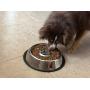 Kobys Paws Stainless Steel Slow Feed Interactive Dog Bowl with Non-Slip Bottom Prevents Bloat, Rapid Eating and Improves Digestive Health