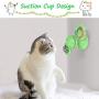Vigorstar Windmill Cat Toys, Spinning Interactive Pet Toy, Turntable LED Light Ball Catnip Toy, Rotate Cat Toothbrush, Teeth Cleaning Massage Chew Silicone Smart Fun Kitten Kitty Gift Suction Cup Base