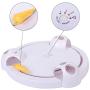 Pet Cats Interactive Turntable Mice for Indoor Kittens Automatic Electric Mice Catch Toy Pet Toys for Small Cats Kittens Playing for Boredom Cat Electronic Turntable 1PC