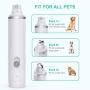 oneisall Dog Nail Grinder - Quiet 2 Speed USB Rechargeable Pet Nail Trimmer Paws Grooming & Smoothing for Small Medium Dogs & Cats - White
