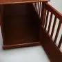 Casual Home Wooden Medium Pet Crate, End Table, Walnut