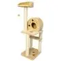 Iconic Pet Multi Level Cat Tree Condo Furniture with Sisal Posts in Beige Color – Durable Cat Activity Center, Sisal Roped Scratching Towers & Plush Toy to Play, Elegant for Cats/Kittens Iconic Pet Multi Level Cat Tree Condo Furniture with Sisal Posts in Beige Color – Durable Cat Activity Center, Sisal Roped Scratching Towers & Plush Toy to Play, Elegant for Cats/Kittens