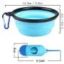 AGECASH A Collapsible Dog Bowl,Portable Dog Bowl, Travel Pet Bowl, Expandable for Cat Dog Water Bowls Food Feeding, 2 Pack Silicone Dog Bowl AGECASH A Collapsible Dog Bowl,Portable Dog Bowl, Travel Pet Bowl, Expandable for Cat Dog Water Bowls Food Feeding, 2 Pack Silicone Dog Bowl