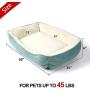 JMHUND Dog Bed for Small/Medium/Large Dogs, Extremely Soft Warming Machine Washable Cat Pet Bed with PP Cotton Filler