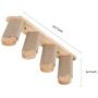 FUKUMARU Cat Climbing Shelf Wall Mounted, Four Step Cat Stairway with Jute Scratching for Cats Perch Platform Supplies