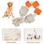 LaRoo Dog Rope Toys,Cotton Ropes Tug of Dog Toys,Interactive Pull Toy,Durable Chew Toys for Large and Small Dog.(19'' Brick )