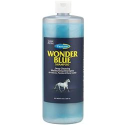 Farnam Wonder Blue Deep Cleaning Moisturizing Shampoo | for Horses and Show Cattle | 32 oz