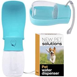 NEW PET SOLUTIONS X1 Pet Water Bottle is The Worlds Most Compact Pet Water Dispenser When Folded - and is Larger Than Many Portable Dog Water Bottle dispensers When Unfolded. Its Magical.