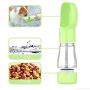 Dog Portable Water Bottle for Walking, Traveling, Hiking | Multifunctional, Includes Food Bowl Dispenser | Suitable for Any pet | Combo Designed  Food and Water Container for Outdoor Travel.
