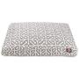 Gray Aruba Large Rectangle Indoor Outdoor Pet Dog Bed With Removable Washable Cover By Majestic Pet Products