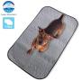 Highly Absorbent Reusable Washable Pet Training Pads with Waterproof Bottom (Pack of 3) Grey Fit Standard Cage (XL)