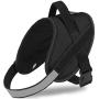 Timormode Dog Harness for Small Medium Large Dogs No Pull No Choke,Reflective Adjustable Straps,Pet Puppy Vest with Handle Leash Set ,Outdoor Training Walking for Service Dog 02 Black XL