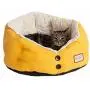 Armarkat Cat Bed Model C75HMB/MH Gold Waffle Texture Poly Blend and White