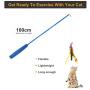 Blusea 14PCS Cat Toy, Feather Mouse Tunnel for Pet Puppy Gift Blusea 14PCS Cat Toy, Feather Mouse Tunnel for Pet Puppy Gift