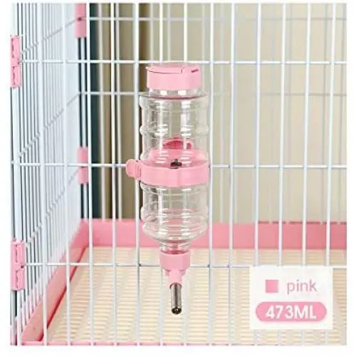 Dog Kennel Water Dispenser, No Drip Water Bottle Container ABS Material BPA Free 22oz for Small Animals Dog Kennel Water Dispenser, No Drip Water Bottle Container ABS Material BPA Free 22oz for Small Animals