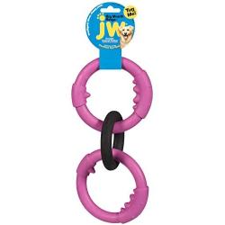 JW Pet Company Big Mouth Rings LT Dog Toy, Large, Colors Vary