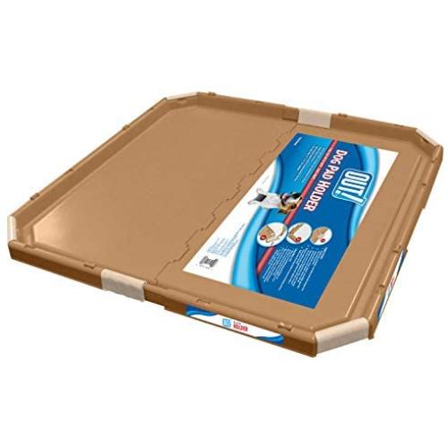 OUT! Dog Pad Holder | Portable Tray for Pet Training and Puppy Pads | Protection Against Pad Leakage, Bunching, and Shredding | Fits Pads 21 x 21 Inches or Smaller