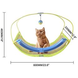 Tylu Cat Scratcher Sofa Multifunctional Cat Hammock Cat Climbing Frame Cat Game Toy for Small to Medium Size Cat