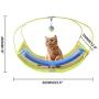 Tylu Cat Scratcher Sofa Multifunctional Cat Hammock Cat Climbing Frame Cat Game Toy for Small to Medium Size Cat