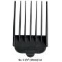 Wahl Professional Animal Clipper Attachment Guide Comb Grooming Set for Wahls Show Pro Plus, Deluxe Essentials, Iron Horse, Pro Ion, U-Clip and Deluxe U-Clip Pet, Dog, Cat, and Horse Clippers (#3168-500), Black