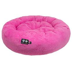Ultra Plush Deluxe Comfort Pet Dog & Cat Pink Snuggle Bed (Multiple Sizes) - Machine Washable, Made in the USA, Reversible, Durable Soft Fabrics