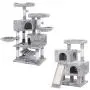 BEWISHOME Large Cat Tree Condo Bundle with Cat Tower with Scratching Board Perches Houses Cat Furniture Kitty Activity Center Kitten Play House MMJ05G10G BEWISHOME Large Cat Tree Condo Bundle with Cat Tower with Scratching Board Perches Houses Cat Furniture Kitty Activity Center Kitten Play House MMJ05G10G