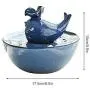 KUANDARM Pet Water Fountain Pet Supplies Automatic Circulating Water Dispenser Dog Cat Water Basin Fountain Drinking Fountains for Dogs,Fountains and Water Features, Blue