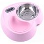 Super Design Multifunctional Automatic Feeders Dispenser - Portion Control Water Dispenser Bowl for Dogs & Cats, Mess Free, No More Dripping Beard