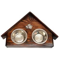 Pit Bull, a Dogs Bowl with a Relief from ArtDog