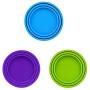 Alovexiong 3 Pack Silicone Pet Can Lids Food Can Cover Pet Can Covers Pet Can Tops Fit 3 Standard Sizes Replacement for Pet Cat/Dog Food Storage Cover (Random Color)