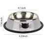 Yasma 2Pcs Cat Bowls Stainless Steel Pet Cat Bowl Kitten Rabbit Cat Dish Bowl with Cute Cats Painted cat Food Dish Easy to Clean Durable Cat Dish for Food and Water (Blue Grey) Yasma 2Pcs Cat Bowls Stainless Steel Pet Cat Bowl Kitten Rabbit Cat Dish Bowl with Cute Cats Painted cat Food Dish Easy to Clean Durable Cat Dish for Food and Water (Blue Grey)